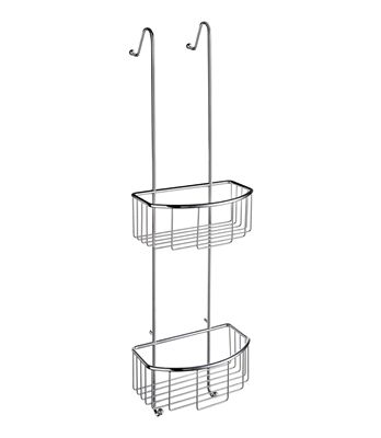 Smedbo Sideline Collection Basic two Level Shower Door Basket DK1041 Polished Chrome