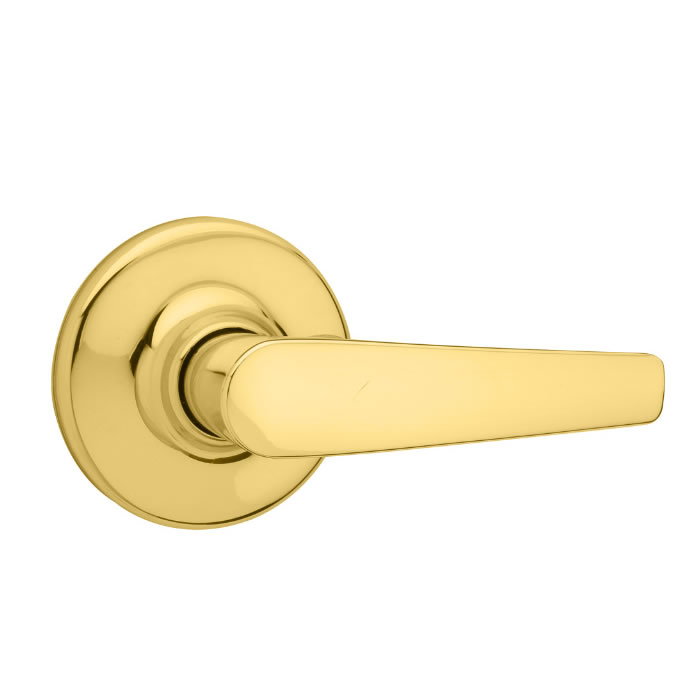 Kwikset Delta Lever - Polished Brass