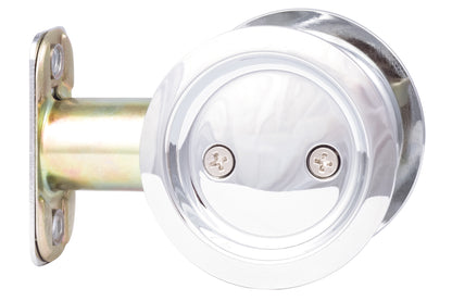 Sure-Loc Passage Pocket Door Set in Polished Chrome Interior