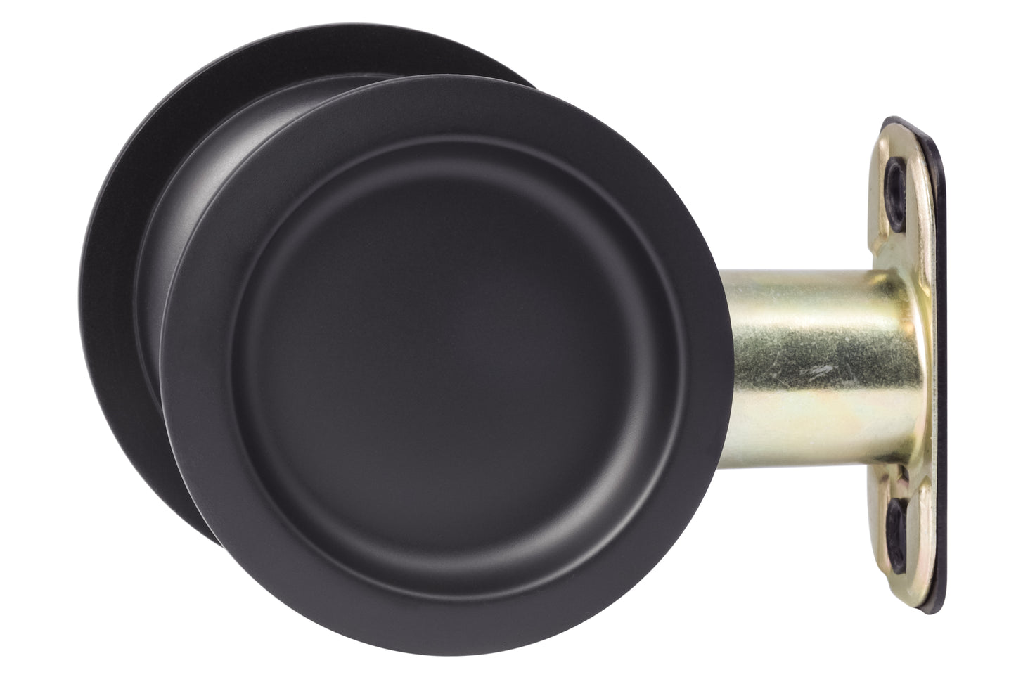 Sure-Loc Passage Pocket Door Set in Flat Black