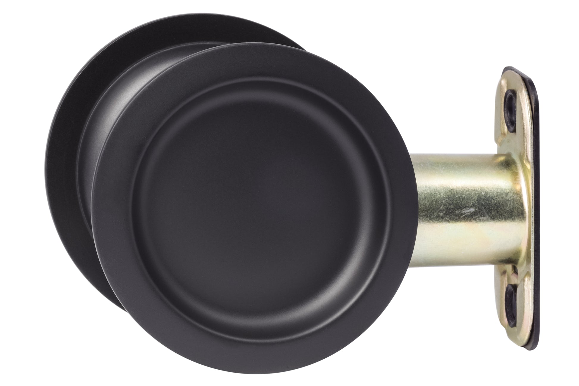 Sure-Loc Passage Pocket Door Set in Flat Black