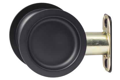 Sure-Loc Passage Pocket Door Set in Flat Black