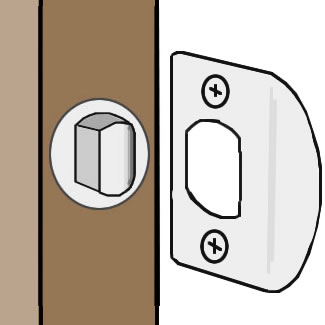 Ageless Iron Aeg Knob with Vale Short Plate Combo Entry Set
