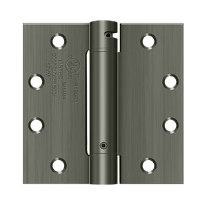 Deltana 4 1/2 x 4 1/2 Inch  Door Hinge - Antique Nickel