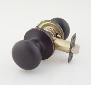 Sure-Loc Durango Door Knob Side View - VIntage Bronze