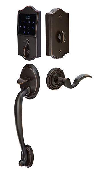 Emtek Electronic Keypad Handleset - Oil Rubbed Bronze