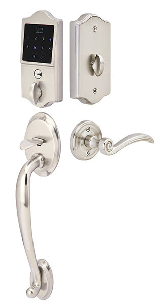 Emtek Electronic Keypad Handleset - Satin Nickel
