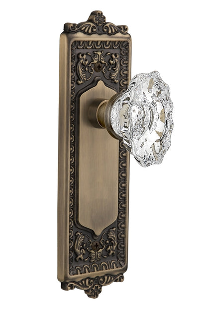 Nostalgic Warehouse Egg and Dart Plate with Chateau Knob