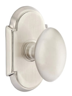 Emtek Egg Knob with #8 Rosette
