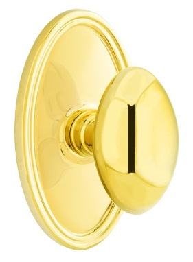 Emtek Egg Knob with Oval Rosette