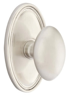 Emtek Egg Knob with Oval Rosette