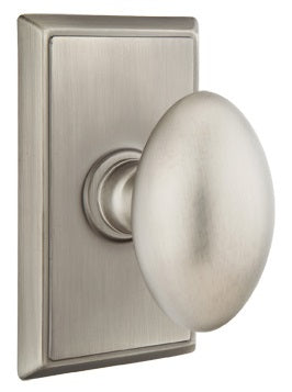 Emtek Egg Knob - Rectangular Rosette