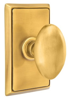 Emtek Egg Knob - Rectangular Rosette