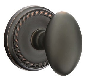 Emtek Egg Knob - Rope Rosette