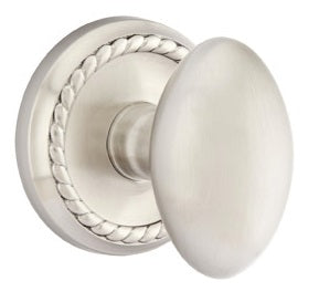 Emtek Egg Knob - Rope Rosette