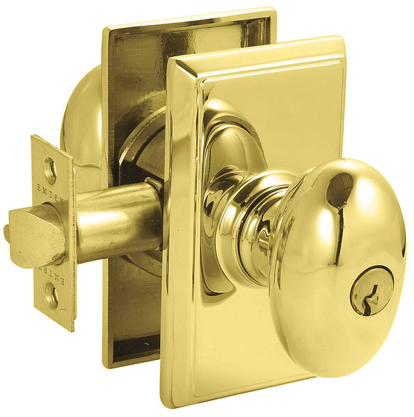 Emtek Egg Keyed Entrance Knob