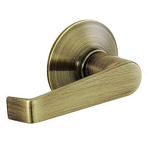 Schlage Elan Lever in Antique Brass