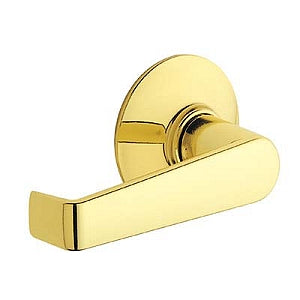 Schlage Elan Lever in Bright Brass