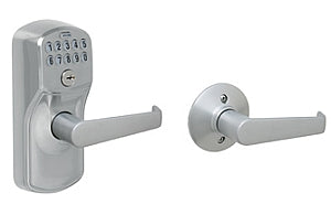 Schlage Elan Keypad Entry Auto-Lock in Antique Brass