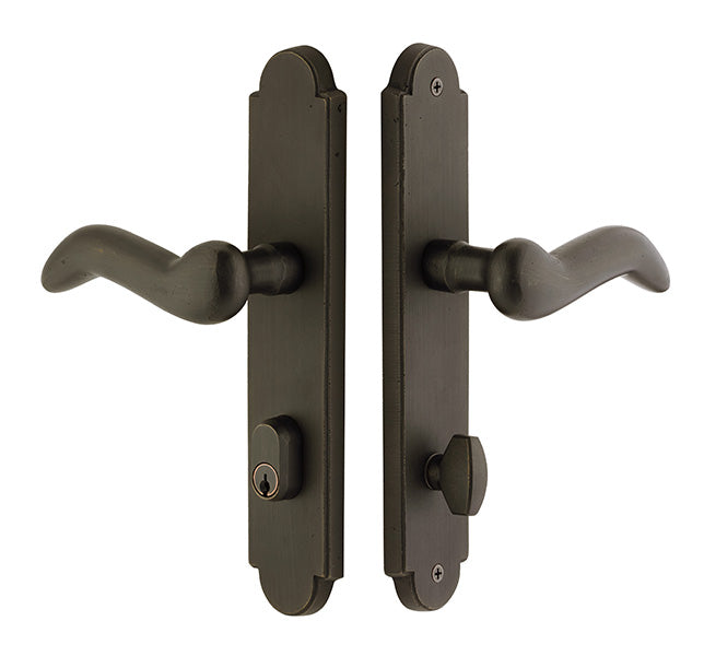 Emtek Sandcast Arch Passage Sideplate Lock