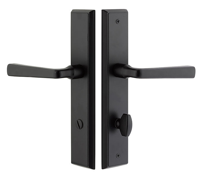 Emtek Sandcast Rectangular Privacy Sideplate Lock