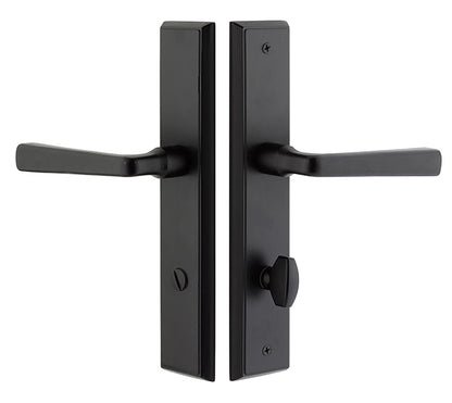 Emtek Sandcast Rectangular Privacy Sideplate Lock