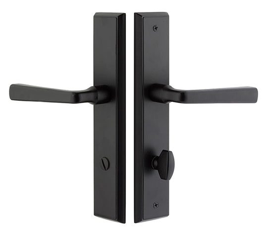 Emtek Sandcast Rectangular Privacy Sideplate Lock