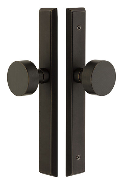 Emtek Sandcast Rectangular Privacy Sideplate Lock