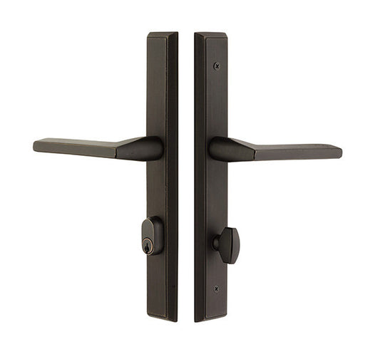 Emtek Sandcast Rectangular Passage Sideplate Lock