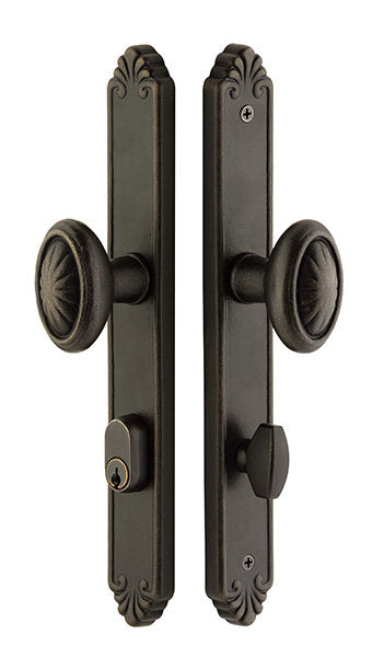 Emtek Tuscany Bronze Passage Sideplate Lock