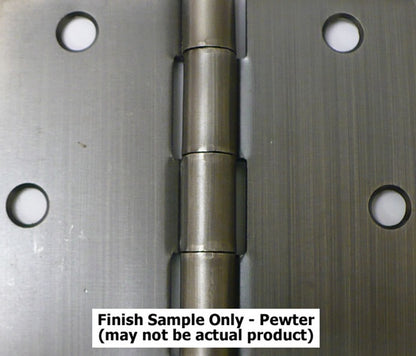 Emtek 4 Inch Stainless Steel Hinge Pewter