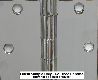 Emtek 3.5 Inch Stainless Steel Heavy Duty Door Hinges with 1/4 Inch Radius Corners (pair)