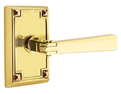 Emtek Arts & Crafts Lever with Arts & Crafts Rosette