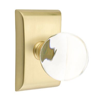 Emtek Bristol Interior Mortise Knob with Neos Rosette