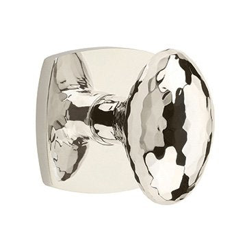 Emtek Hammered Egg Door Knob with Urban Modern Rosette