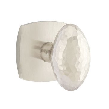 Emtek Hammered Egg Door Knob with Urban Modern Rosette