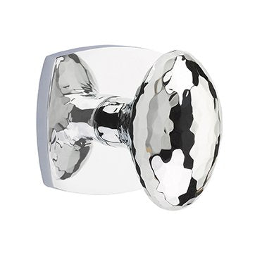 Emtek Hammered Egg Door Knob with Urban Modern Rosette