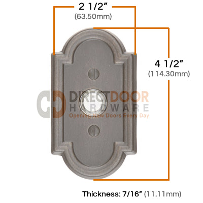 Emtek Lost Wax Style 11 Doorbell Cover
