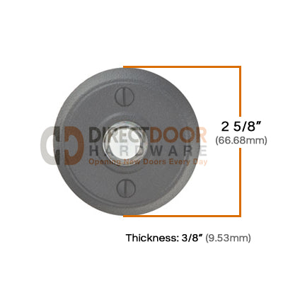 Emtek Wrought Steel Style 2 Doorbell Cover