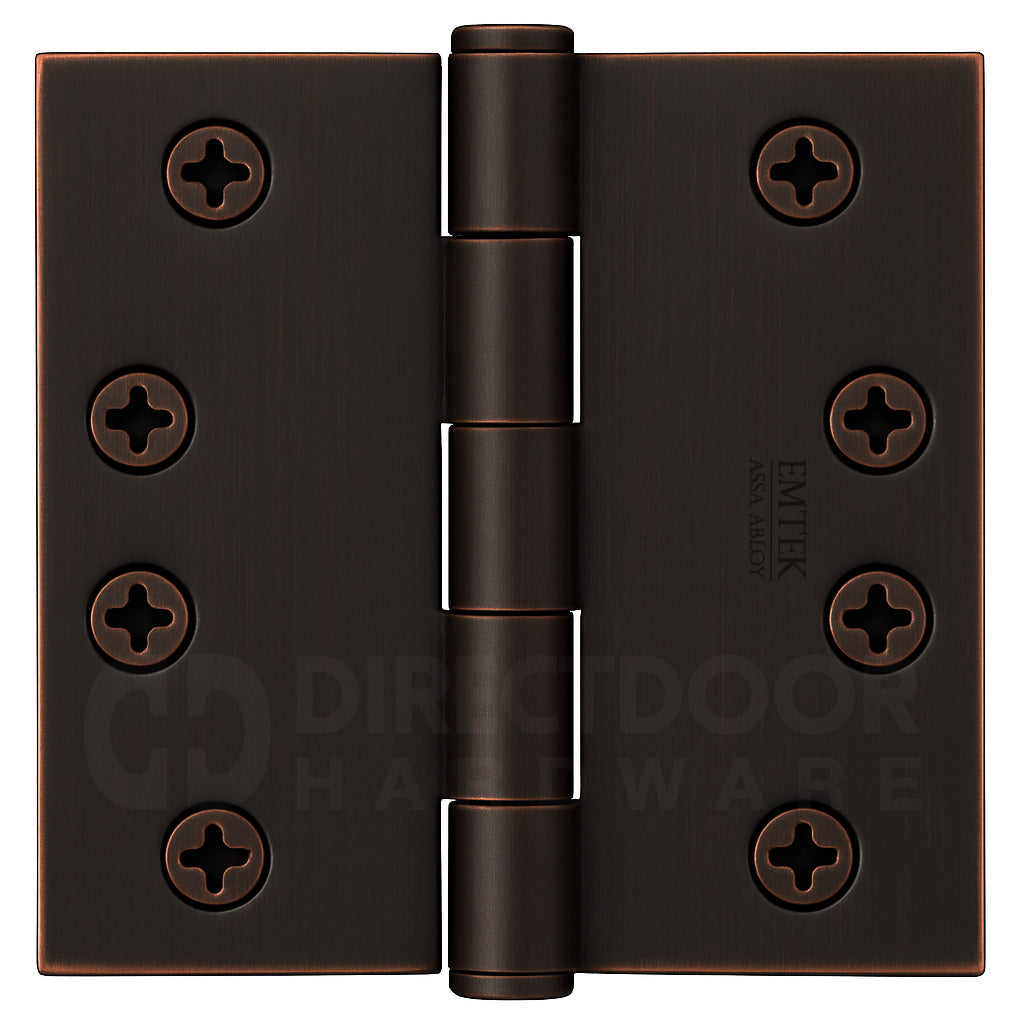 Emtek 4 Inch Residential Duty Door Hinge Oil-Rubbed Bronze
