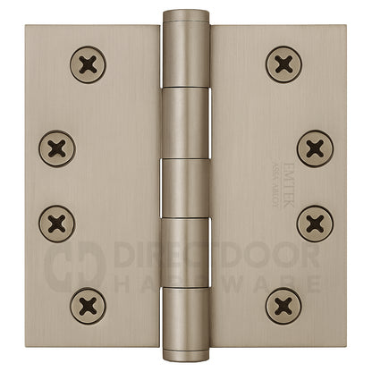 Emtek 4 Inch Residential Duty Door Hinge Satin Nickel