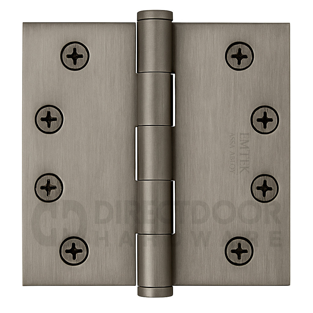 Emtek 4 Inch Residential Duty Door Hinge Pewter