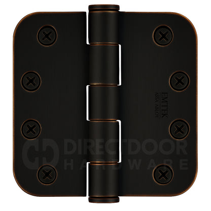 Emtek 4 Inch Heavy Duty Door Hinges With 5/8 Inch Round Corners