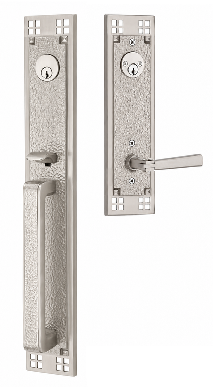 Emtek Arts & Crafts Full Length Entrance Handleset