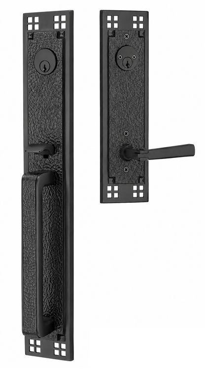Emtek Arts & Crafts Full Length Entrance Handleset