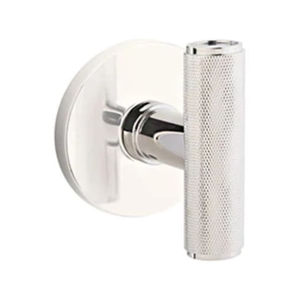 Emtek Ace Knurled Interior Mortise Knob with Disk Rosette