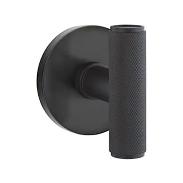 Emtek Ace Knurled Door Knob with Disk Rosette