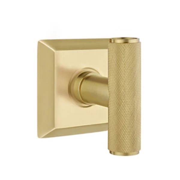 Emtek Ace Knurled Door Knob with Quincy Rosette