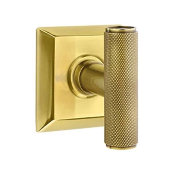 Emtek Ace Knurled Door Knob with Quincy Rosette