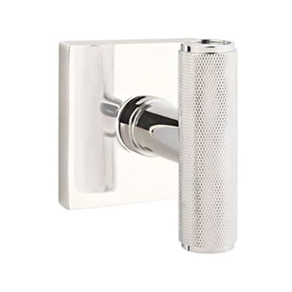 Emtek Ace Knurled Interior Mortise Knob with Square Rosette